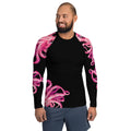 Pink Octopus - Long Sleeve Unisex Rash Guard Sun Protection UPF 50+